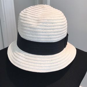 White and black hat